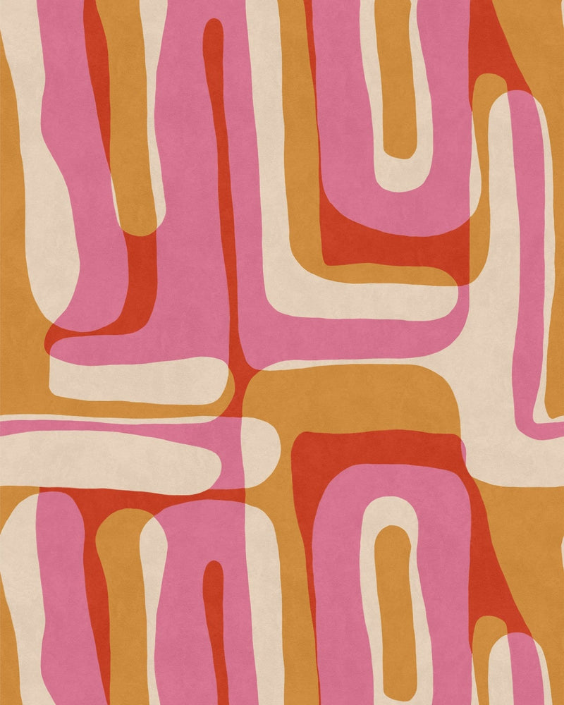 Mind The Gap - NOSTALGIA Rosa Wallpaper - WP30200