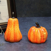 Halloween Pumpkin LED Lantern Resin Candle Lamp Home Decor. glodeco
