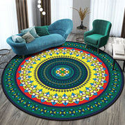 Round Bedroom & Living Room Rug – National Style Home Decor Carpet. glodeco