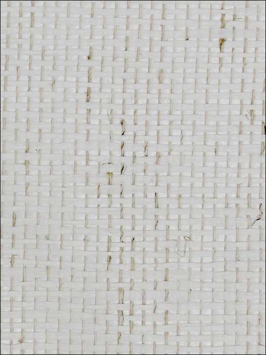 Scalamandre SC0001G1190 Basket Weave White Wallpaper
