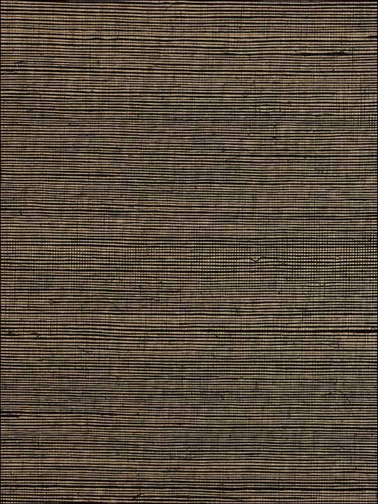 Scalamandre SC0005WP88338 Metal Sisal Blackened Gold Wallpaper