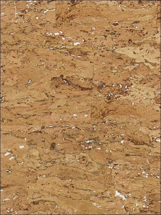Scalamandre SC0001WP88345 Cork Glimmer Natural and Silver Wallpaper