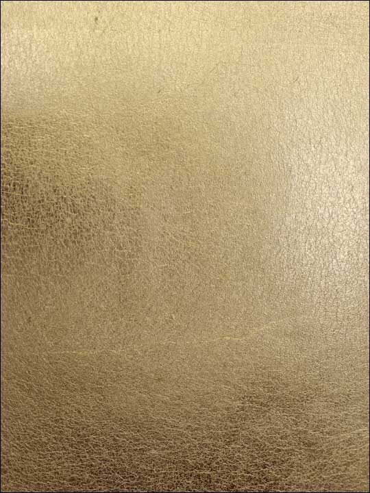Scalamandre SC0001WP88334 Gold Leaf Gold Metal Wallpaper