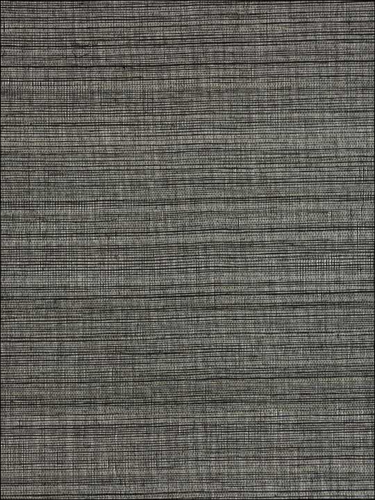 Scalamandre SC0003WP88339 Strie Sisal Graphite Wallpaper