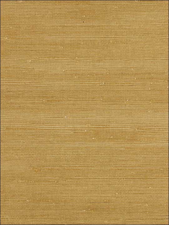 Scalamandre SC0002WP88343 Textured Sisal Saffron Wallpaper
