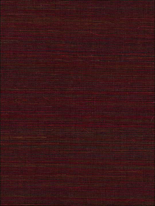 Scalamandre SC0008WP88347 Shantung Grasscloth Cerise Wallpaper