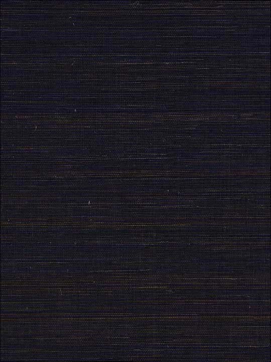 Scalamandre SC0011WP88347 Shantung Grasscloth Lapis Wallpaper