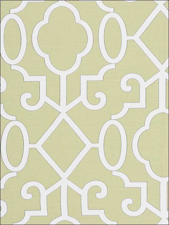 Scalamandre SC0005WP88356 Ming Fretwork Pear Wallpaper