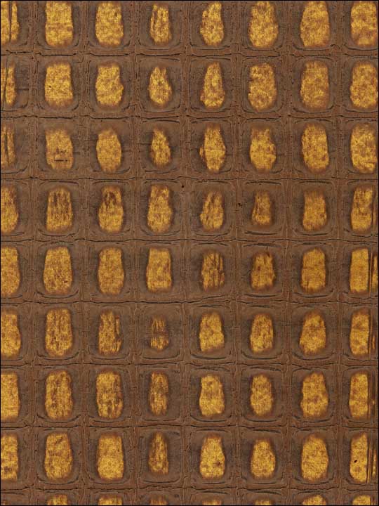 Scalamandre SC0004WP88371 Tortoiseshell Sienna Wallpaper