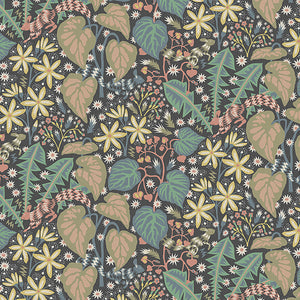 Schumacher - Zingkorre Mural - Midnight Multi - 2094 - Wallpaper