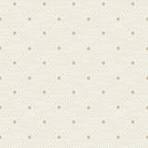 Schumacher - Golden Trellis - Parchment And Gold - 2267 - Wallpaper