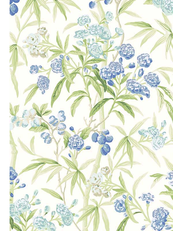 Scalamandre SC0001WP88431 Lanai Lagoon Wallpaper