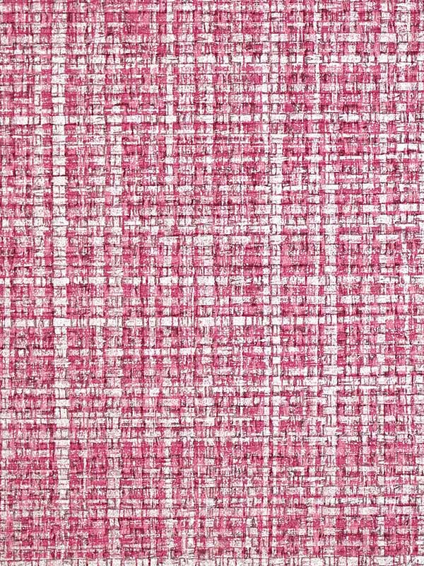 Scalamandre SC0001WP88443 Jute Fuchsia Wallpaper