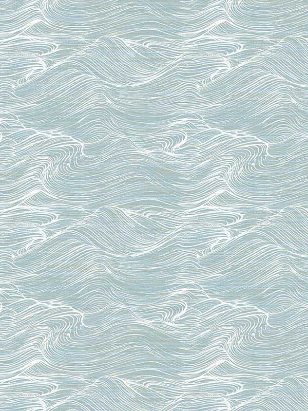 Scalamandre SC0001WP88454 Shikoku Seafoam Wallpaper