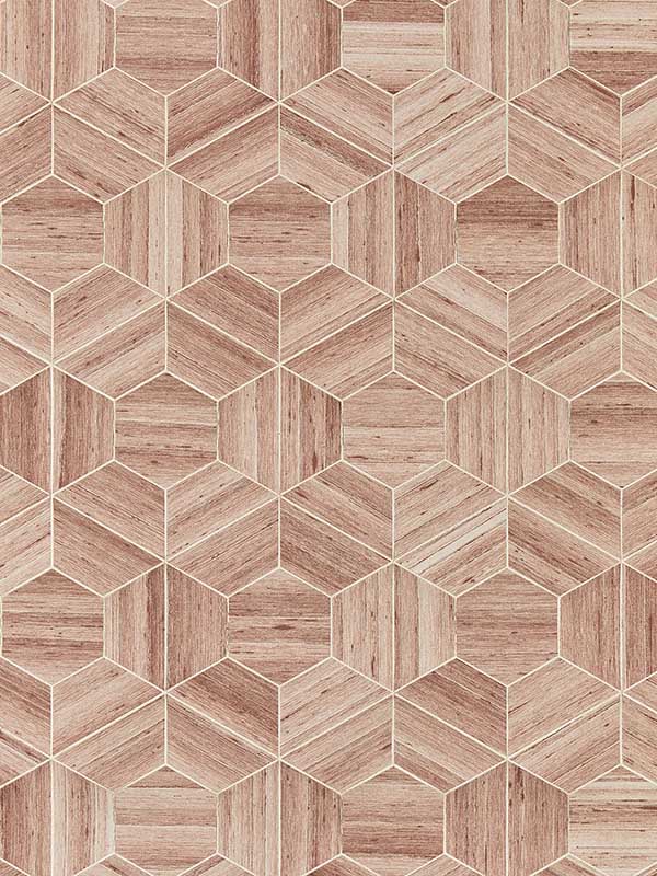 Scalamandre SC0001WP88470 Hive Slub Creme Wallpaper