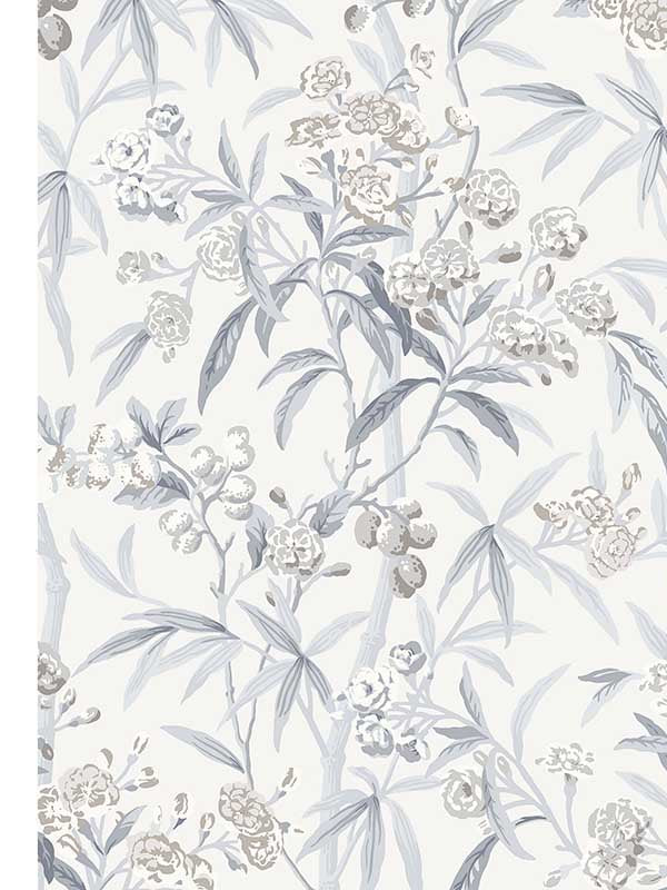 Scalamandre SC0002WP88431 Lanai Silver Mist Wallpaper