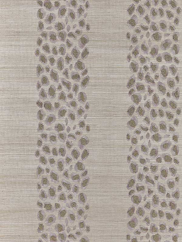 Scalamandre SC0002WP88446 Catwalk Embellished Grasscloth Looking Glass Wallpaper