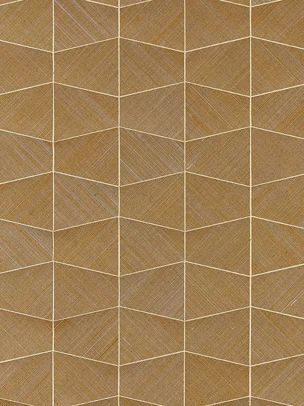 Scalamandre SC0002WP88466 Staccato Abaca Caramel Wallpaper