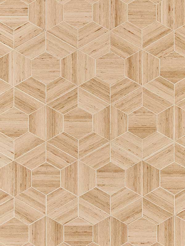 Scalamandre SC0002WP88470 Hive Slub Honey Wallpaper