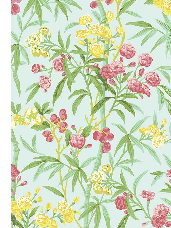 Scalamandre SC0003WP88431 Lanai Passionfruit Wallpaper