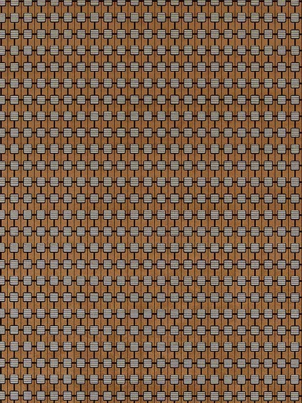 Scalamandre SC0003WP88459 Tempo Bronze Wallpaper