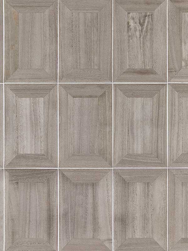 Scalamandre SC0003WP88475 Libro Wood Greystone Wallpaper