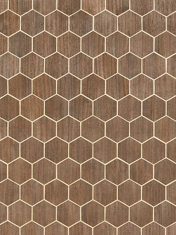 Scalamandre SC0003WP88477 Andante Chocolate Wallpaper
