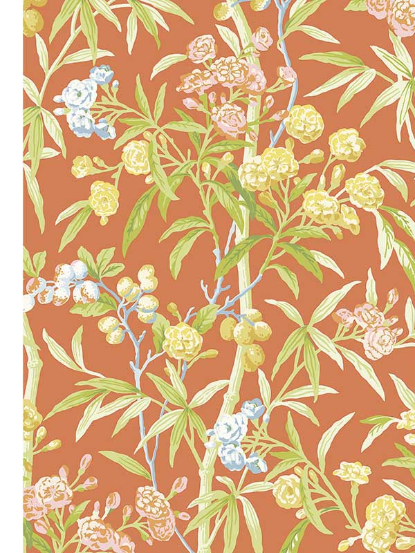 Scalamandre SC0004WP88431 Lanai Guava Wallpaper