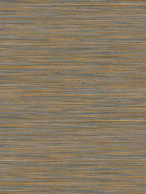 Scalamandre SC0004WP88457 Akita Blue Orange Wallpaper