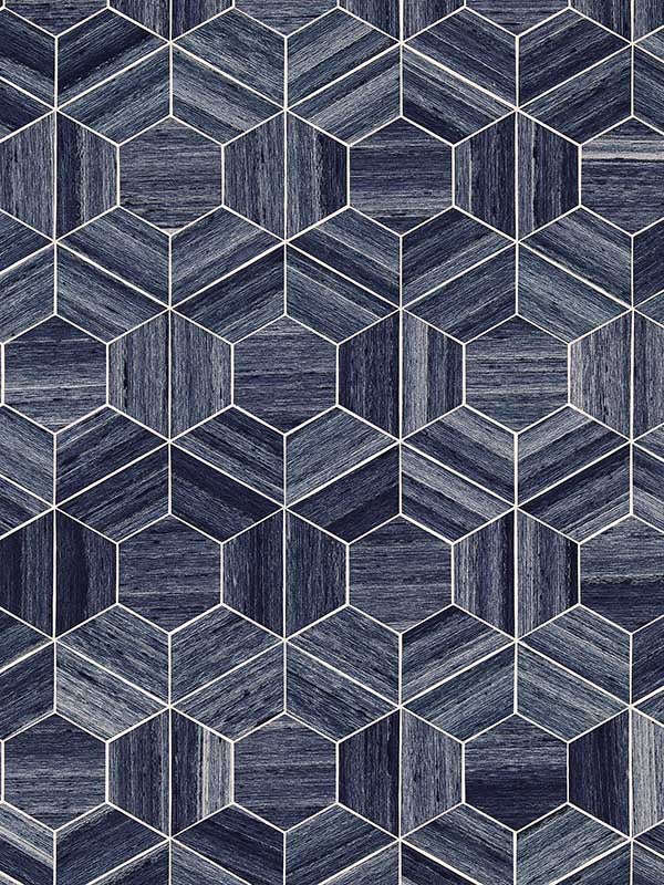 Scalamandre SC0004WP88470 Hive Slub Peppercorn Wallpaper