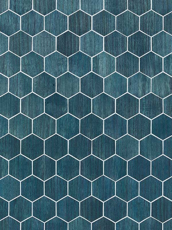 Scalamandre SC0004WP88477 Andante Blue Note Wallpaper