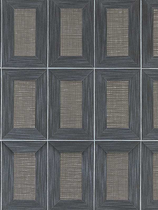 Scalamandre SC0005WP88474 Libro Woven Wrought Iron Wallpaper
