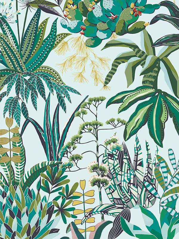 Scalamandre WH000016440 Figari Agave Wallpaper