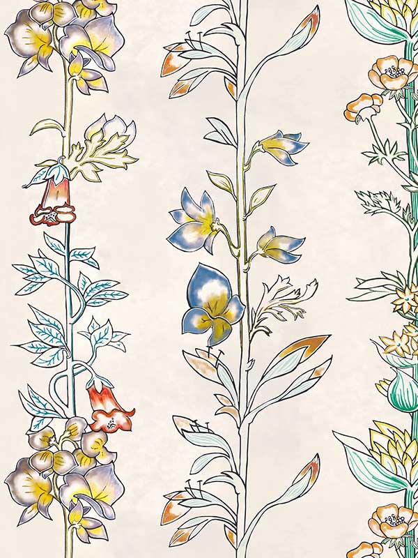 Scalamandre WH000016471 Milly La Foret Herbier Wallpaper