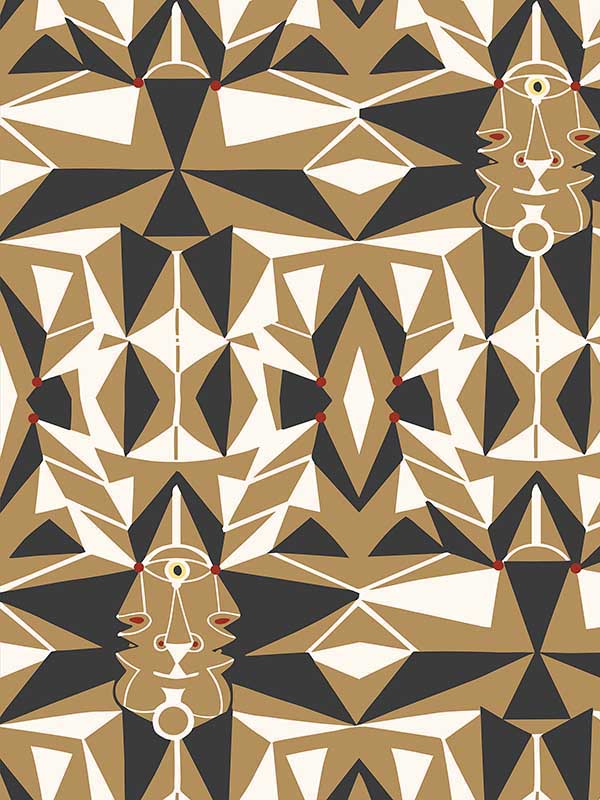 Scalamandre WH000026461 Email Bronze Wallpaper