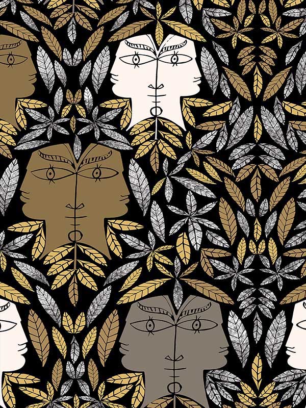 Scalamandre WH000046470 Cap Dail Mordore Wallpaper