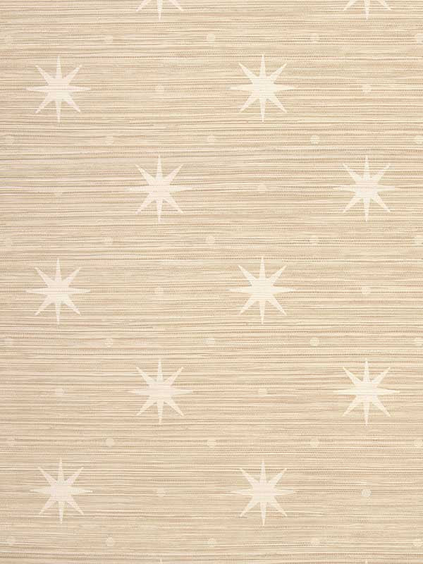 Scalamandre WHN000244002 Big Trixie Cream Wallpaper