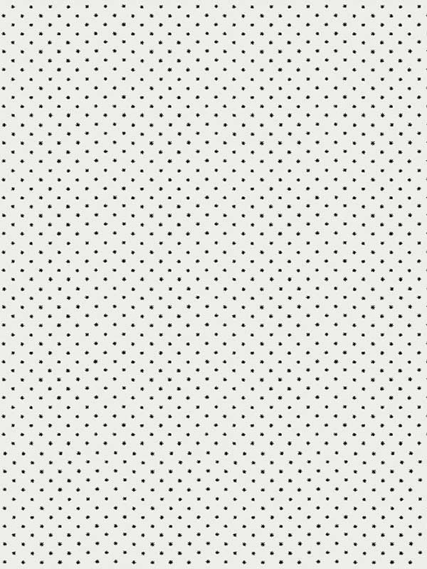 Scalamandre WHN000EP0665 Lee Black On White Wallpaper