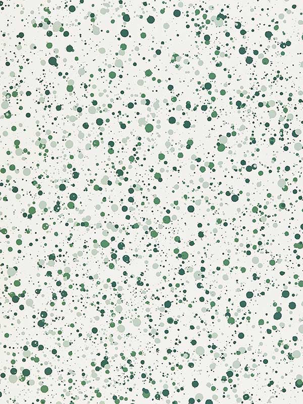 Scalamandre WHN000GP0153 Spatter Green Wallpaper