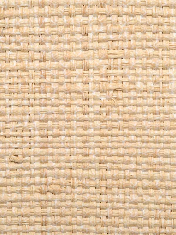 Scalamandre WHN00WBY0390 Hinson Madagascar Coarse Whitewashed Wallpaper
