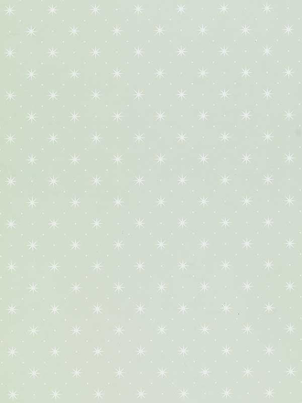 Scalamandre WHN00WGP1003 Trixie White On Pale Green Wallpaper