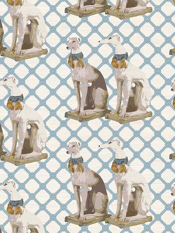 Scalamandre WNM0001REGA Regal Greyhound Wyeth Wallpaper