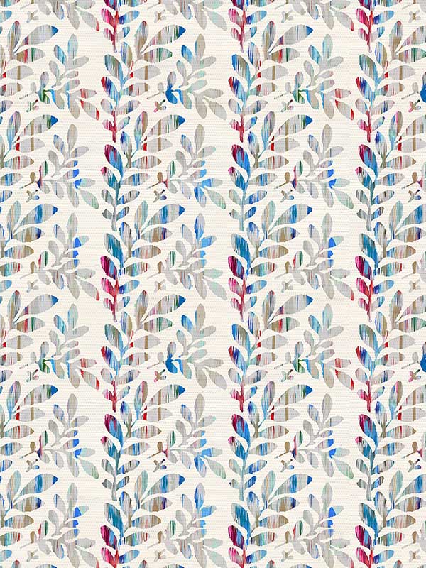 Scalamandre WNM0001RIES Tuileries French Blue Wallpaper