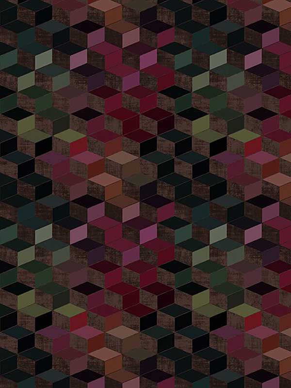 Scalamandre WNM0002MODE Modern Steps Autumn Wallpaper