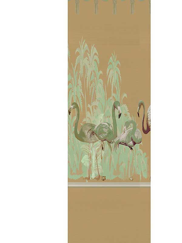 Scalamandre WNM0002PSLP Palm Springs Dyptich Belize Left Panel Wallpaper