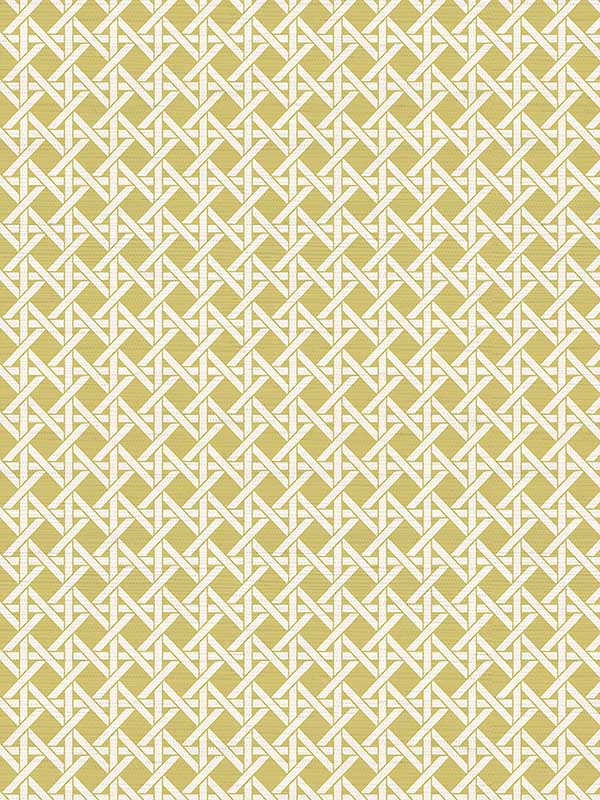 Scalamandre WNM0003DEVO Devon Weave Citrus Wallpaper