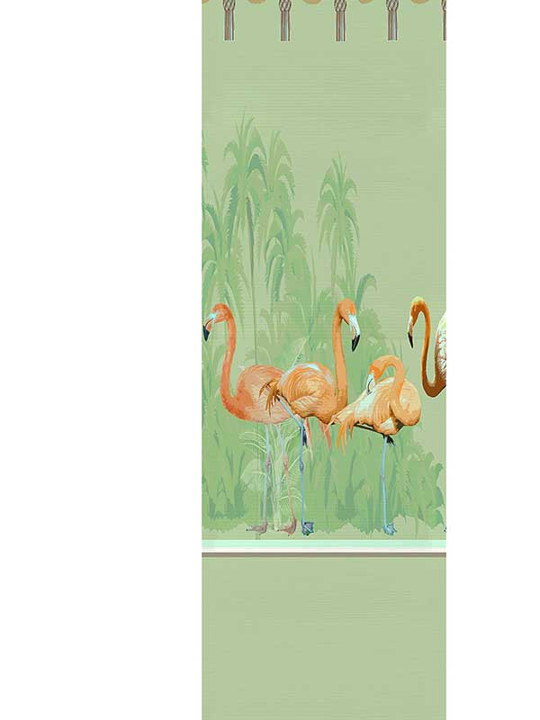 Scalamandre WNM0004PSLP Palm Springs Dyptich Granada Left Panel Wallpaper