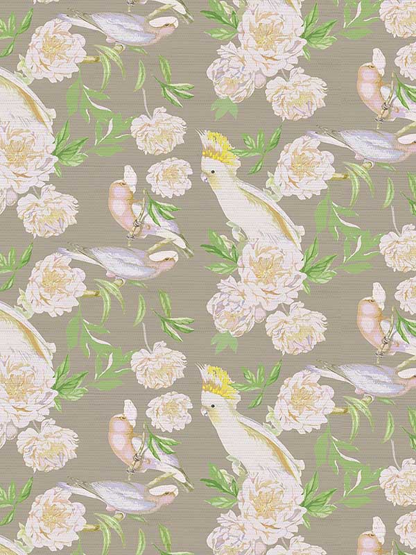 Scalamandre WNM0005PEON Peony Inspira Breakers Wallpaper