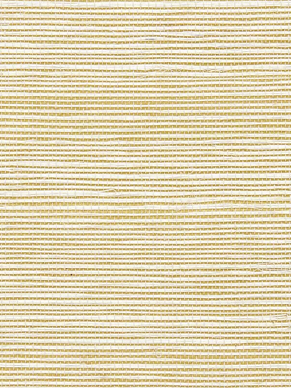 Scalamandre SC0005G1194 Sisal Metallic Gold Pearl Wallpaper