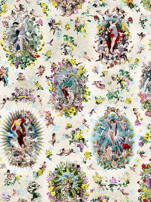 Scalamandre WH000013309 Recreation Multico Wallpaper